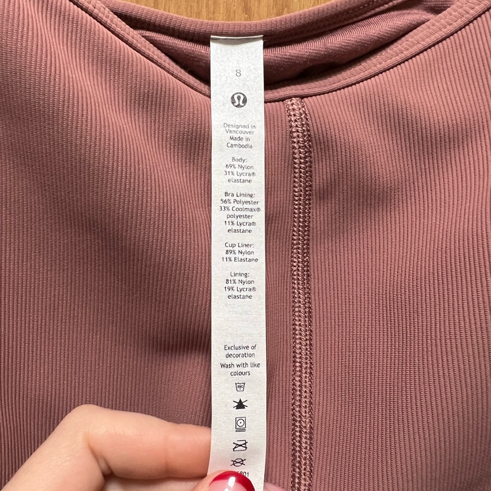 Lululemon Ribbed unitard 6” - Picture 5 of 7